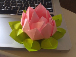 лотос оригами